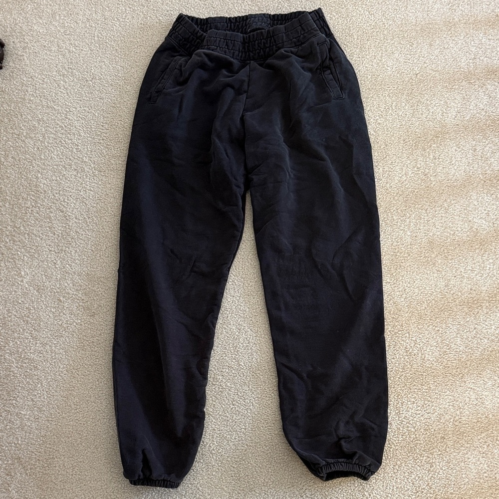 Aerie Womens Black Sweatpants